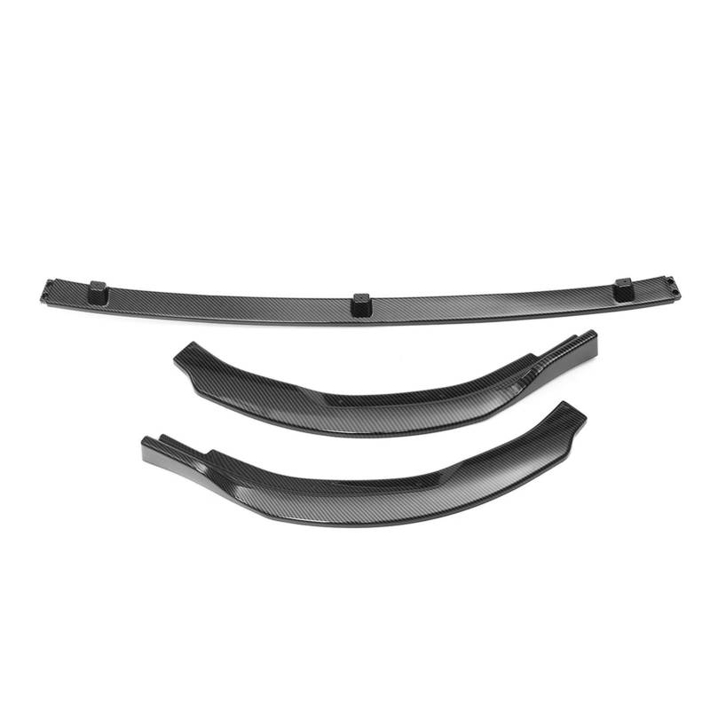 ZAPYVET Auto Frontstoßstange Lip Body Kit Spoiler Schutzabdeckung Diffusor Deflektorlippen, for Toyota, Camry L LE XLE 2018 2019 Autospoilerverkleidung(Carbon Fiber Look) von ZAPYVET