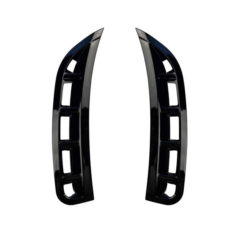 ZAPYVET Auto Frontstoßstange Seitlicher Entlüftungssplitter Spoiler Canard, for Mercedes, GLE W167 GLE350 GLE450 GLE53 2020 Styling-Formteil Autospoilerverkleidung(Glossy Black) von ZAPYVET