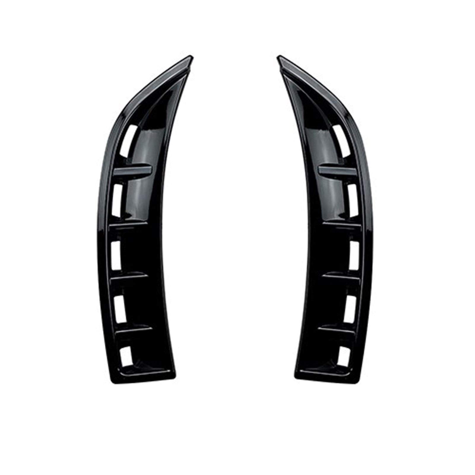 ZAPYVET Auto Frontstoßstange Splitter Spoiler Lufteinlassabdeckung Verkleidung Winddekoration, for Benz, GLA C118 CLA180 200 2020 Autospoilerverkleidung(Black) von ZAPYVET