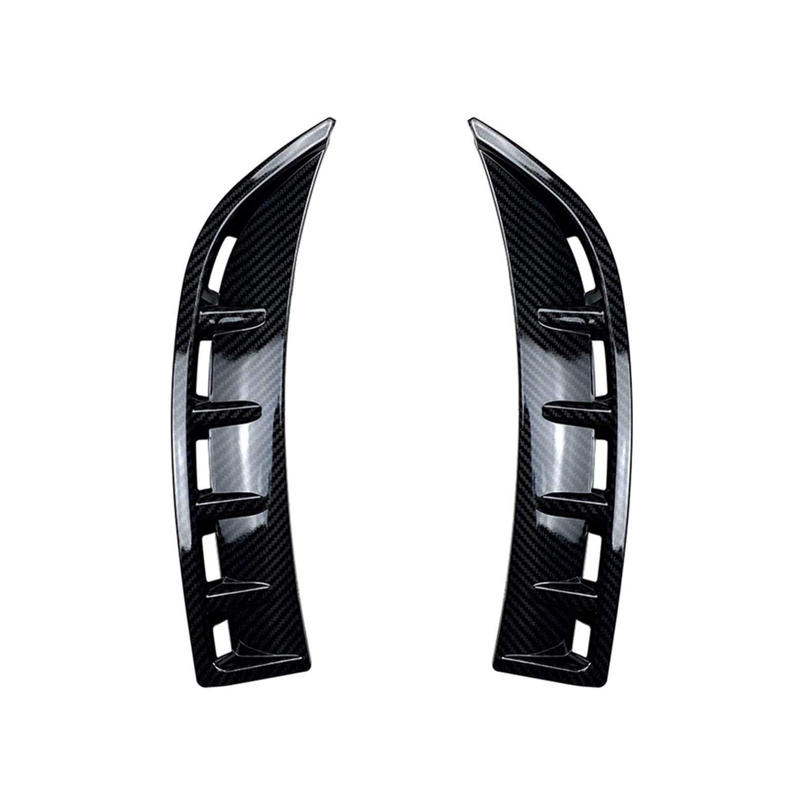 ZAPYVET Auto Frontstoßstange Splitter Spoiler Lufteinlassabdeckung Verkleidung Winddekoration, for Benz, GLA C118 CLA180 200 2020 Autospoilerverkleidung(Carbion Fiber) von ZAPYVET