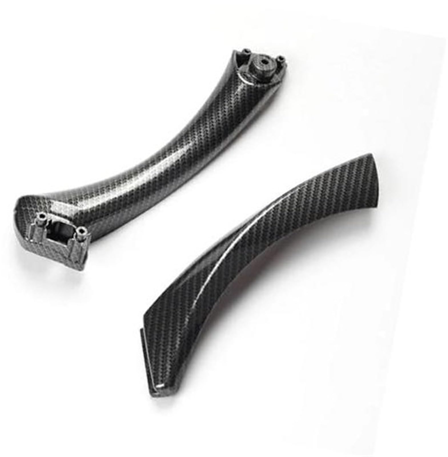 ZAPYVET Auto-Innengriff-Innentürverkleidung, Zugverkleidungsabdeckung Links rechts, for, 3er-Serie E90 E91 316 318 320 325 328 2004–2012 Auto-Innentürgriff(Carbon-Set-Right) von ZAPYVET