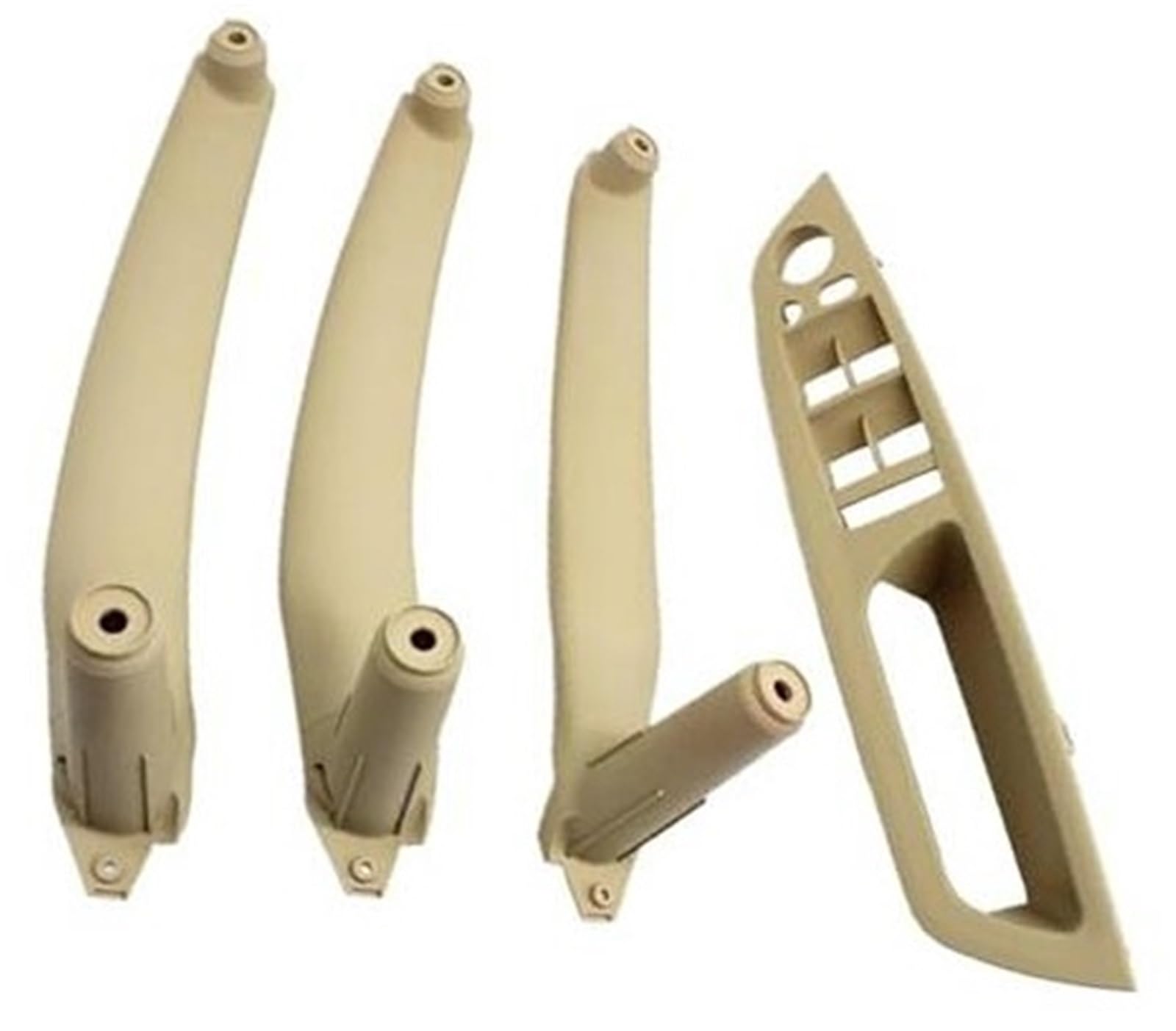 ZAPYVET Auto-Innentür-Zuggriff, innere Armlehnen-Panel-Abdeckung LHD RHD, for, X5 X6 E70 E71 E72 2007 2008–2013 51416975791 51416975796 Auto-Innentürgriff(Black RHD Beige Set) von ZAPYVET