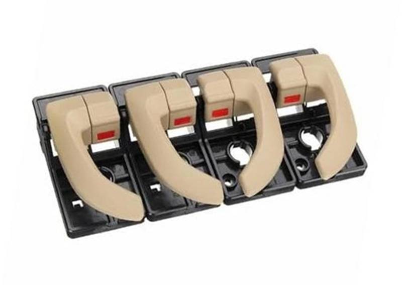 ZAPYVET Auto-Innentürinnengriff Links rechts Set Zubehör 82620-2Z02, for Hyundai, for Tucson 2005 2006 2007 2008 2009 Auto-Innentürgriff(Black 4pcs Beige) von ZAPYVET