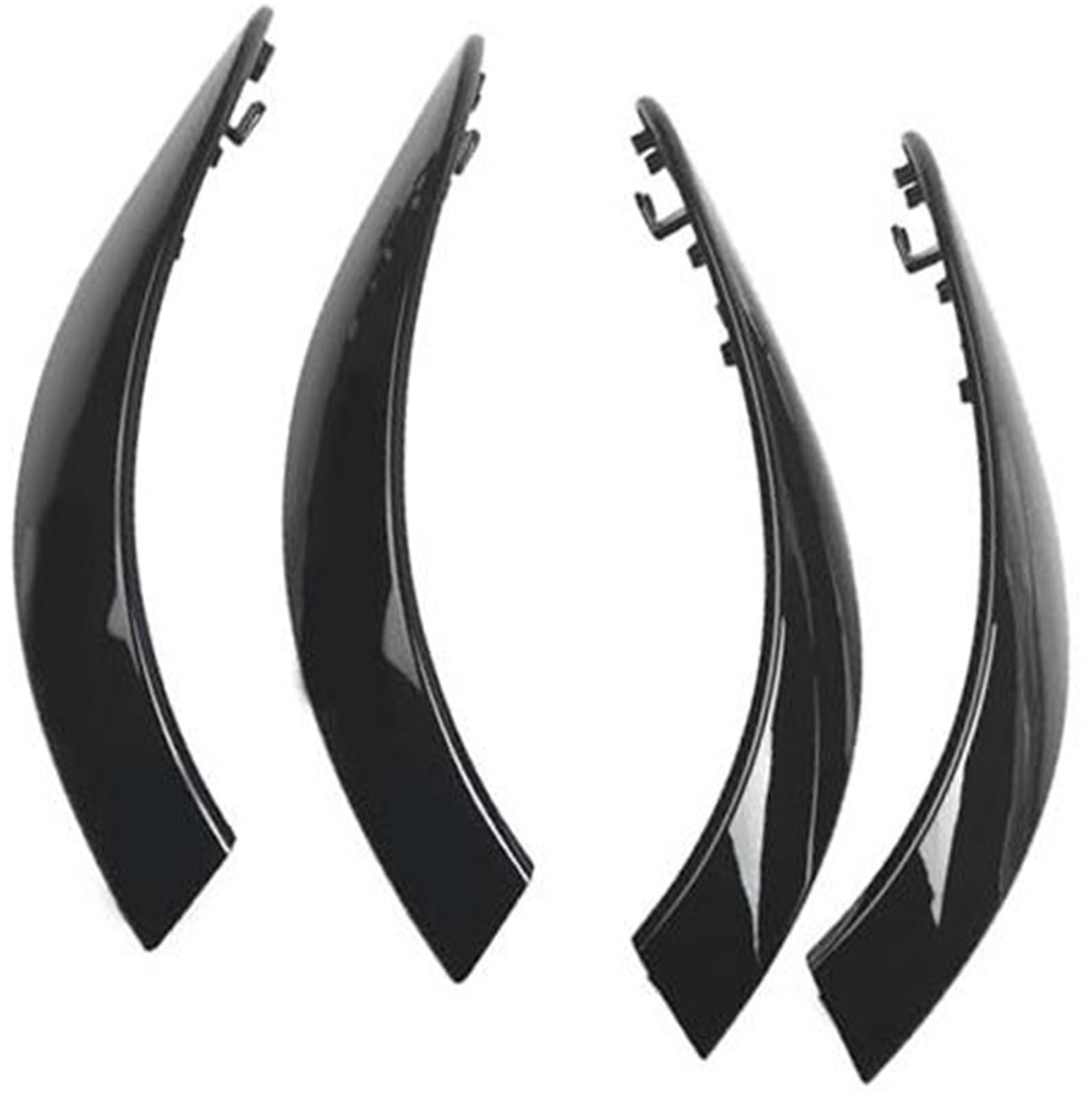 ZAPYVET Auto-Innenverkleidung, innere Türgriffverkleidung, Zugverkleidungsabdeckung, for, 3er-Serie F30 F31 2013–2018 GT F34 2014–2019 4dr F36 2015–2019 Auto-Innentürgriff(Black Glossy Black) von ZAPYVET