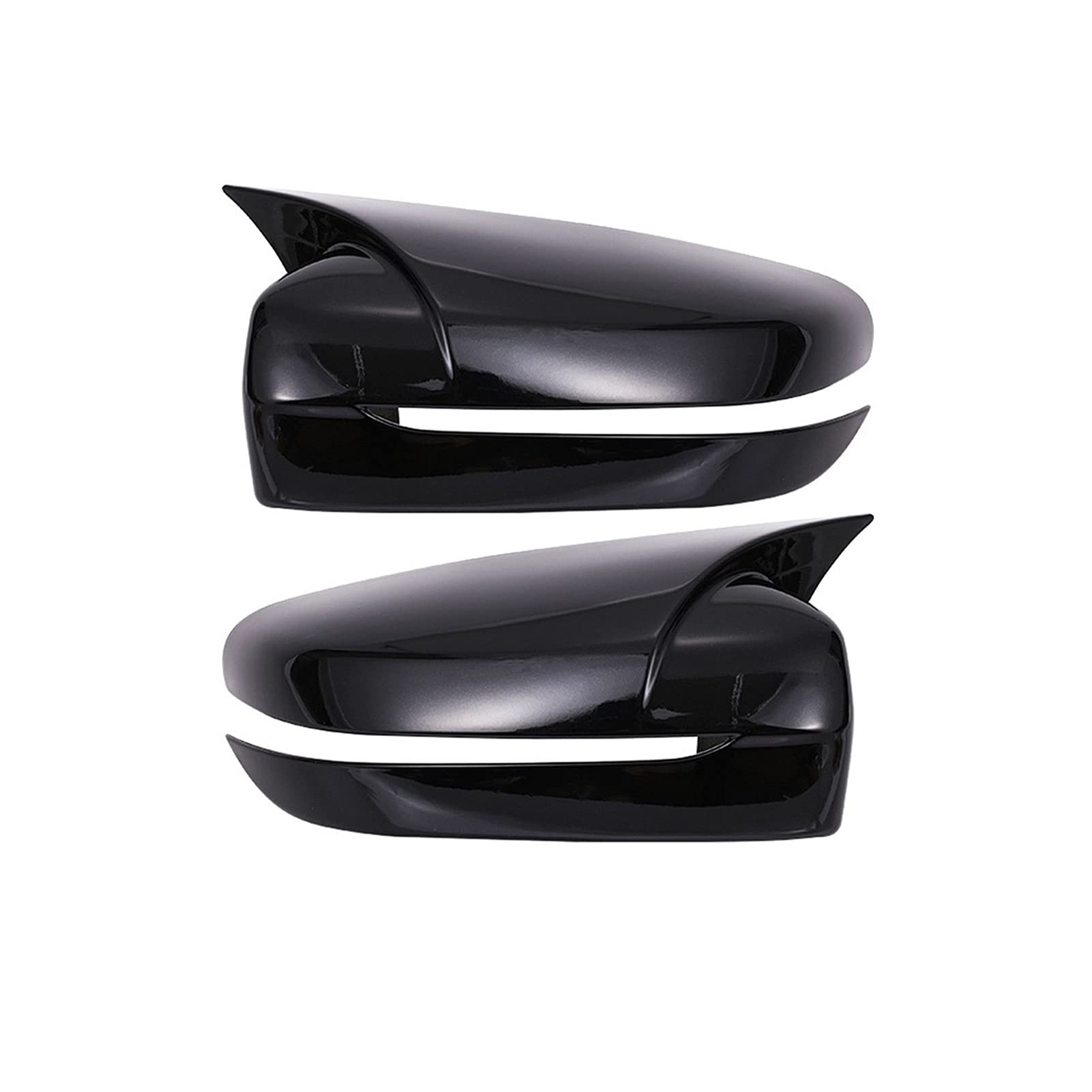 ZAPYVET Auto-Styling aus Kohlefaser, for, G20 G28 2020, Rückspiegelschale, Rahmen, Türhorn, Dekoration, Abdeckungen, Aufkleber, Autozubehör Autospiegelabdeckungen(Bright Black) von ZAPYVET
