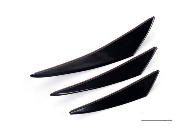 ZAPYVET Autokarosserie Frontstoßstange Lip Splitter Spoiler Kits Schwarze Kohlefaser, for Volkswagen, for VW, for Golf, 1 2 3 4 5 6 7 Mk4 Mk5 Mk6 M Autospoilerverkleidung von ZAPYVET