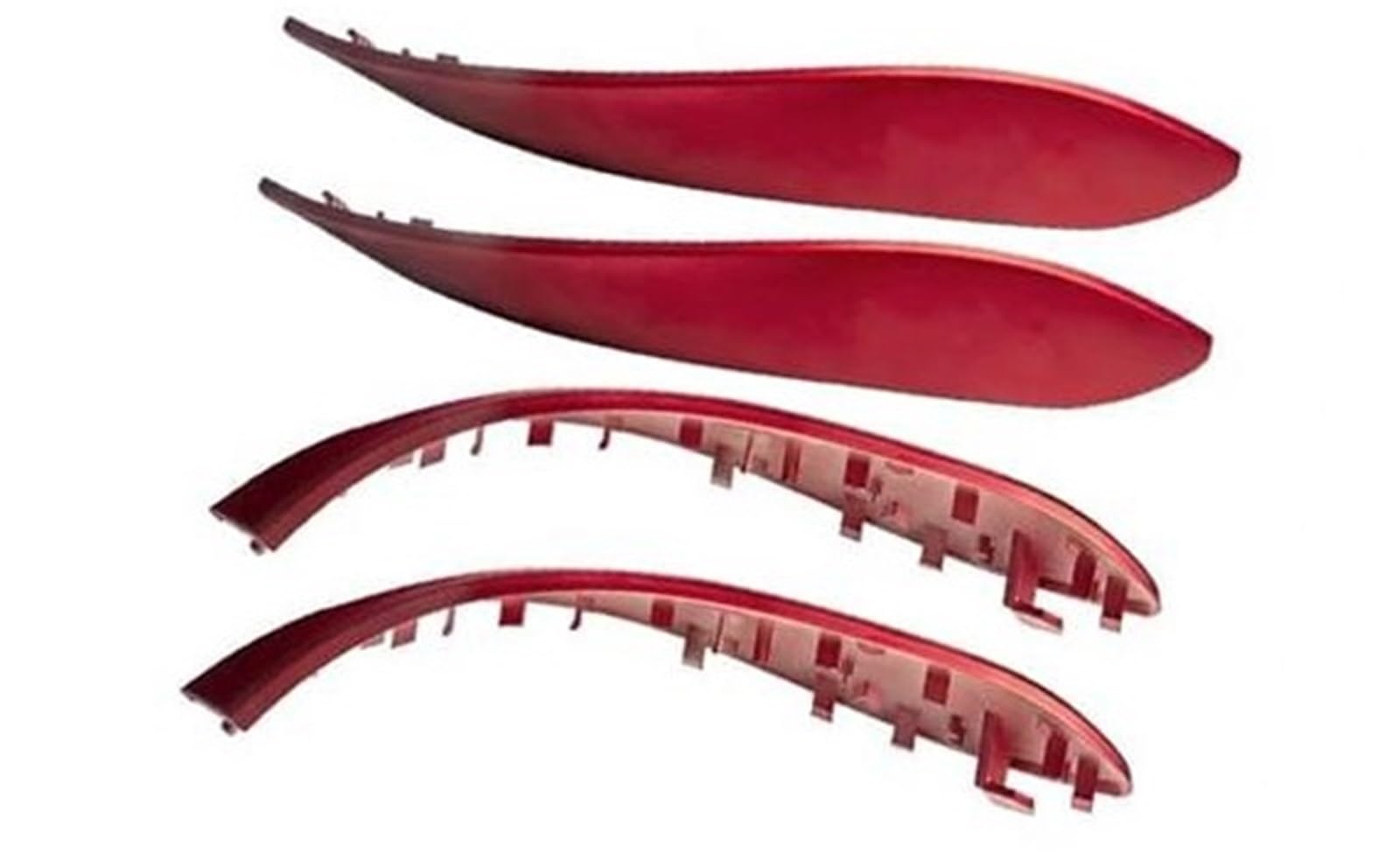 ZAPYVET Autotürgriffabdeckungsverkleidung Ersetzen Sie den Außenrahmen, for, F30 F32 F80 F31 F33 F34 F35 F36 3 4 3gt Serie 2012 2013 2014–2018 Auto-Innentürgriff(Black 4 Pcs Sports Red) von ZAPYVET