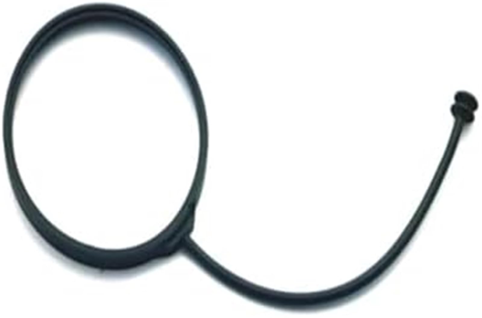 ZAPYVET Benzinöl Öl Tankdeckel Leitungskappe Kabel Seil Draht, for, for F30 F31 E90 E91 F10 F20 E46 E60 E81 1 3 5 Serie Zubehör Tankdeckel-Halterung für Autos(Black Rope with Loop) von ZAPYVET