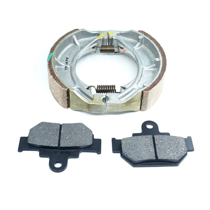 ZAPYVET Bremsbeläge vorne und Bremsbackensatz hinten, for Marauder GZ125 GZ250 1998-2010, for Intruder VL125 VL250 LC250 2000-2007(Whole Set) von ZAPYVET