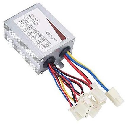 ZAPYVET Bürstenloser Controller 24 V Elektromotor Motor Roller Batterieanschlussklemme 500 W E-Bike Bürstenmotor-Steuerkasten Elektroroller-Controller von ZAPYVET
