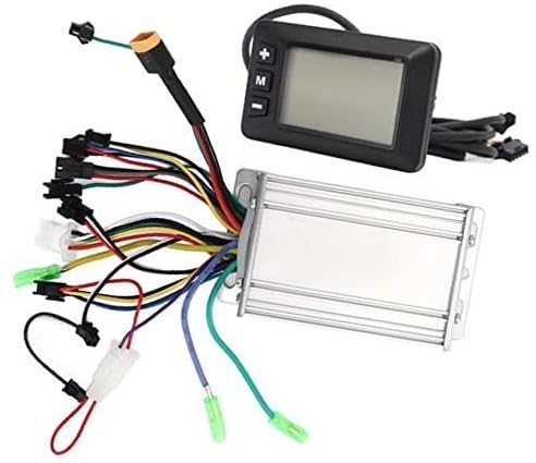 ZAPYVET Bürstenloser Motorcontroller, LCD-Display, 36/48/60 V, 350 W/450 W, Motorcontroller-Kit for Elektrofahrräder mit Schalter Elektroroller-Controller ZAPYVET Bürstenloser Motorcontroller, LCD-Display, 36/48/60 V, 350 W/450 W, Motorcontroller-Kit for Elektrofahrräder mit Schalter Elektroroller-Controller von ZAPYVET