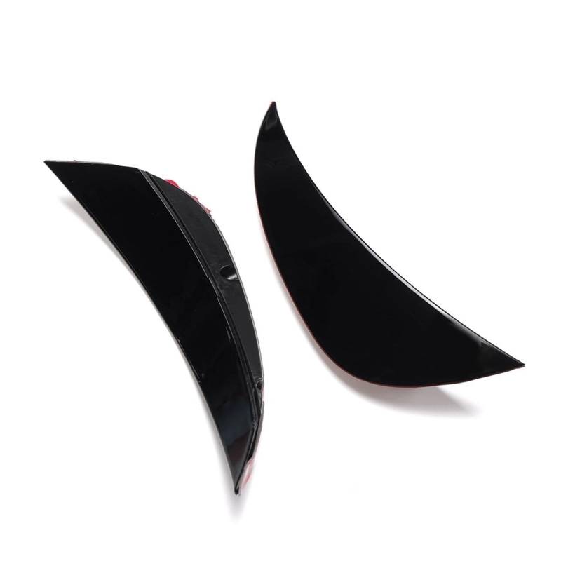 ZAPYVET Canard Spoiler Splitter Frontstoßstange seitlich Atmungsaktiv Rahmenverkleidung Lippenspoiler, for Mercedes-Benz, C-Klasse W205 AMG 2015-2018 Autospoilerverkleidung von ZAPYVET