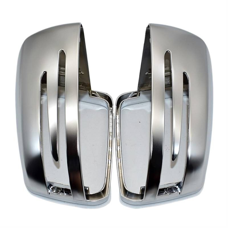 ZAPYVET Car Left Right Wing Mirror Rearview Silver Case Cover Housing, for, C-Class W176 W246 W204 W212 W221 CLS X156 C117 Autospiegelabdeckungen von ZAPYVET