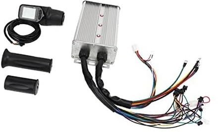 ZAPYVET Controller-Panel-Set for Elektroroller, 1500 W Leistung, 50 A Strombegrenzung mit Halbdrehgas, for Elektrofahrräder, 22,5 mm Lenker Elektroroller-Controller von ZAPYVET