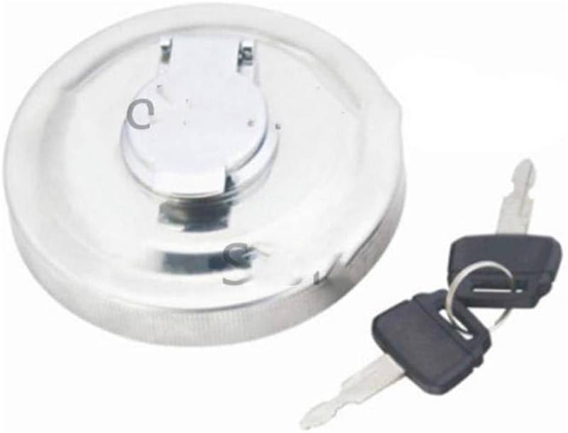 ZAPYVET Edelstahl-Tankdeckel, Öldeckel for Kobelco-Bagger SK200-8 YN20P01034P2 2444R1047 Tankdeckel für Baggerdiesel von ZAPYVET