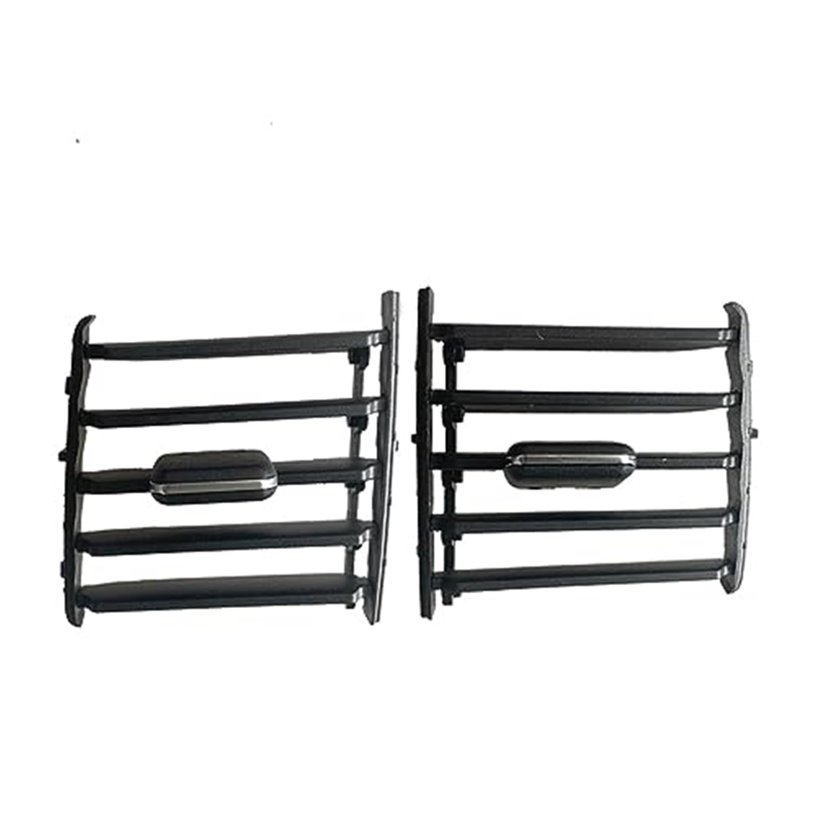 ZAPYVET Hinten, for Sitz, Armlehne, AC-Entlüftungsgitter, klappbare Cilp-Verkleidung, for VW, for Golf, 7 7,5 GTI R Line 2014 2015 2016 2017 2019 Auto-Lüftungsgitter(Black 1 Pair) von ZAPYVET