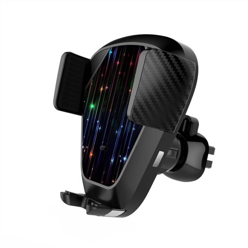 ZAPYVET Kabelloses Autoladegerät, universeller Telefonständer for P30, Qi-Induktion, for, for Smart, Sensor-Schnellladepad-Halterung mit Saugnapfhalter Kabelloses Autoladegerät(Air Vent Clip) von ZAPYVET