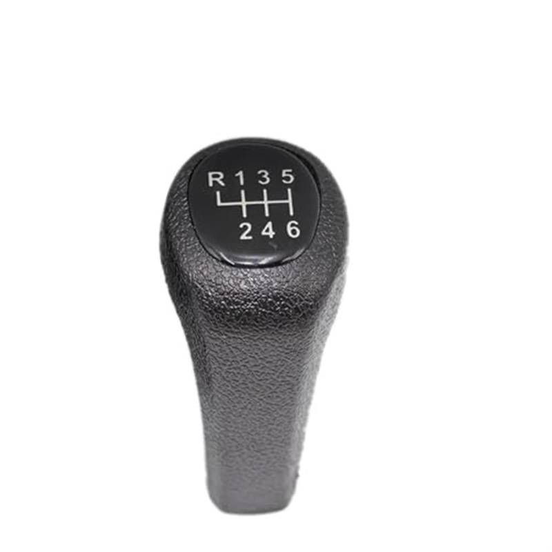 ZAPYVET LHD Left Drive Car Shift Schaltknauf Hebel Gaitor Boot Cover, for, 1 Series E81 E82 E87 E88 Gearstick Gaiter Boot Cover Manual Auto-Schaltknauf(Black 6 Speed Gear knob) von ZAPYVET
