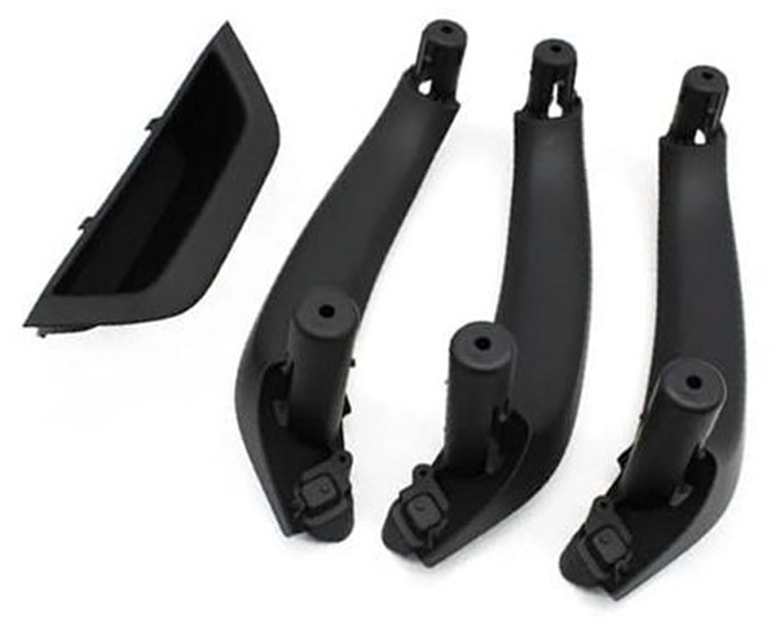 ZAPYVET LHD RHD Auto-Beifahrertür-Innengriffabdeckung, Türarmlehnenverkleidung, innere Zuggriffverkleidung, for, X3 X4 F25 F26 2010 2011–2016 Auto-Innentürgriff(Black Lhd-Black) von ZAPYVET