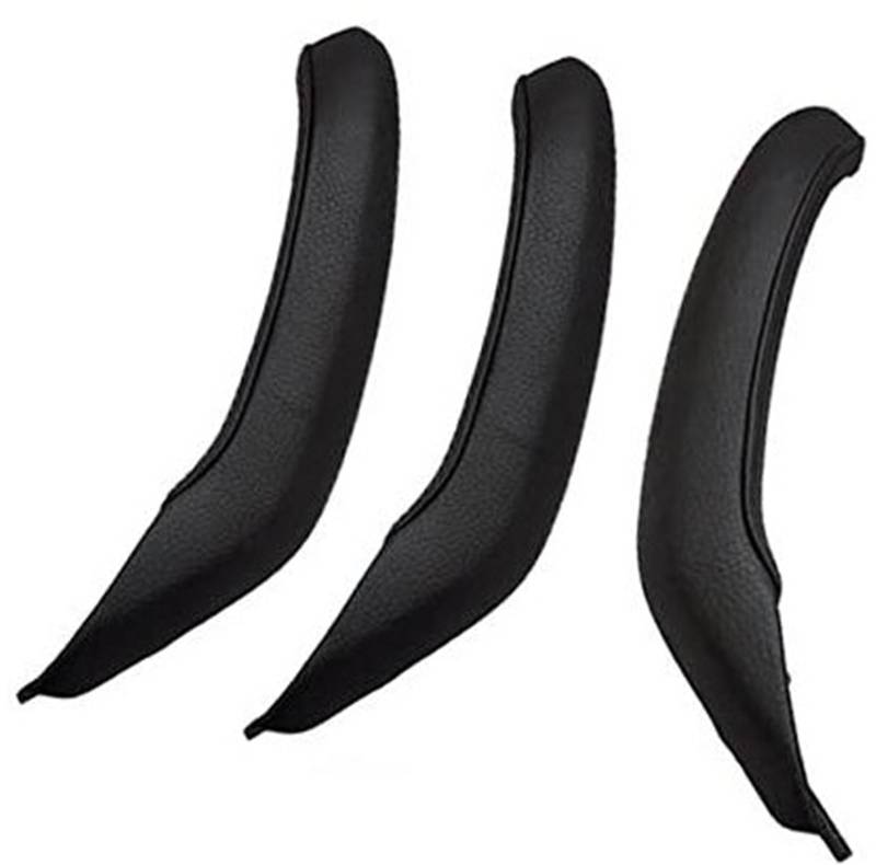 ZAPYVET LHD RHD Auto-Innenraum-Beifahrertür Links rechts Zuggriff Leder-Außenverkleidung, for, X3 X4 F25 F26 2010–2016 Auto-Innentürgriff(Black) von ZAPYVET