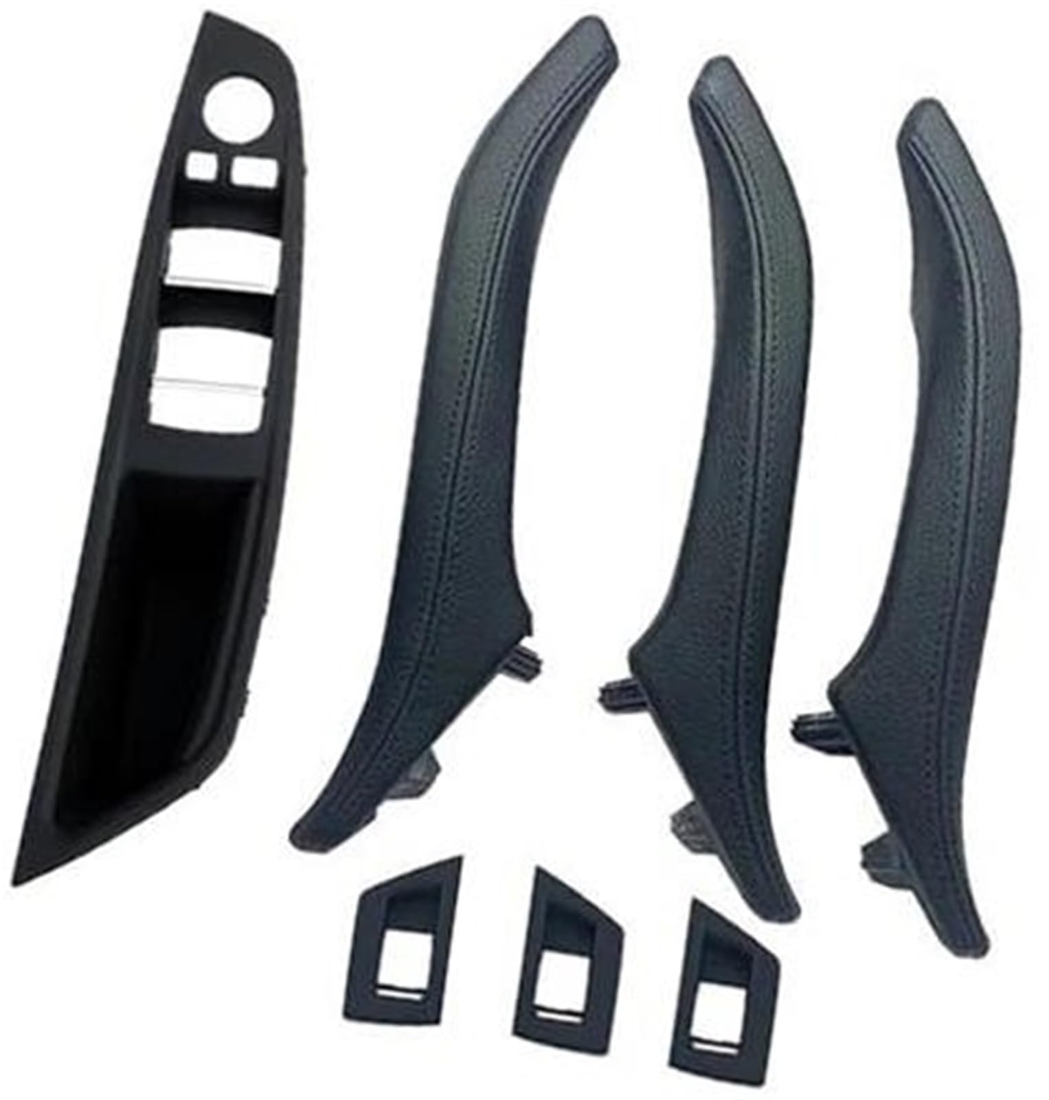 ZAPYVET LHD RHD Innentürgriff-Set, for, 5er F10 F11 F18 520 523 525 528 530 535 2010 2011–2017 51417225873 51417359283 Auto-Innentürgriff(Black Lhd Black Set) von ZAPYVET