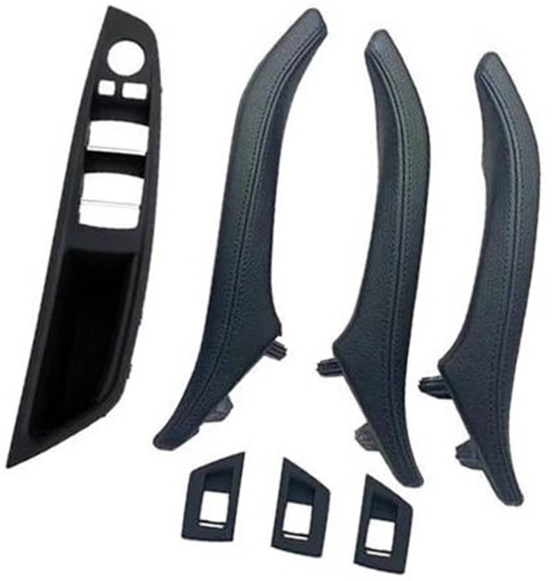 ZAPYVET LHD RHD Innentürgriff-Set, for, 5er F10 F11 F18 520 523 525 528 530 535 2010 2011–2017 51417225873 51417359283 Auto-Innentürgriff(Black Lhd Black Set) von ZAPYVET