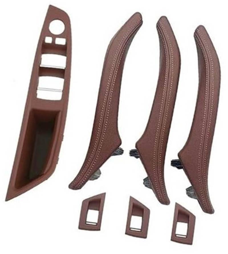 ZAPYVET LHD RHD Innentürgriff-Set, for, 5er F10 F11 F18 520 523 525 528 530 535 2010 2011–2017 51417225873 51417359283 Auto-Innentürgriff(Black Lhd Brown Set) von ZAPYVET