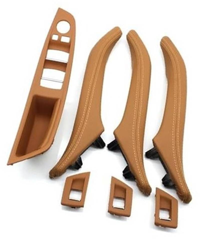 ZAPYVET LHD RHD Innentürgriff-Set, for, 5er F10 F11 F18 520 523 525 528 530 535 2010 2011–2017 51417225873 51417359283 Auto-Innentürgriff(Black Lhd Champagne Set) von ZAPYVET