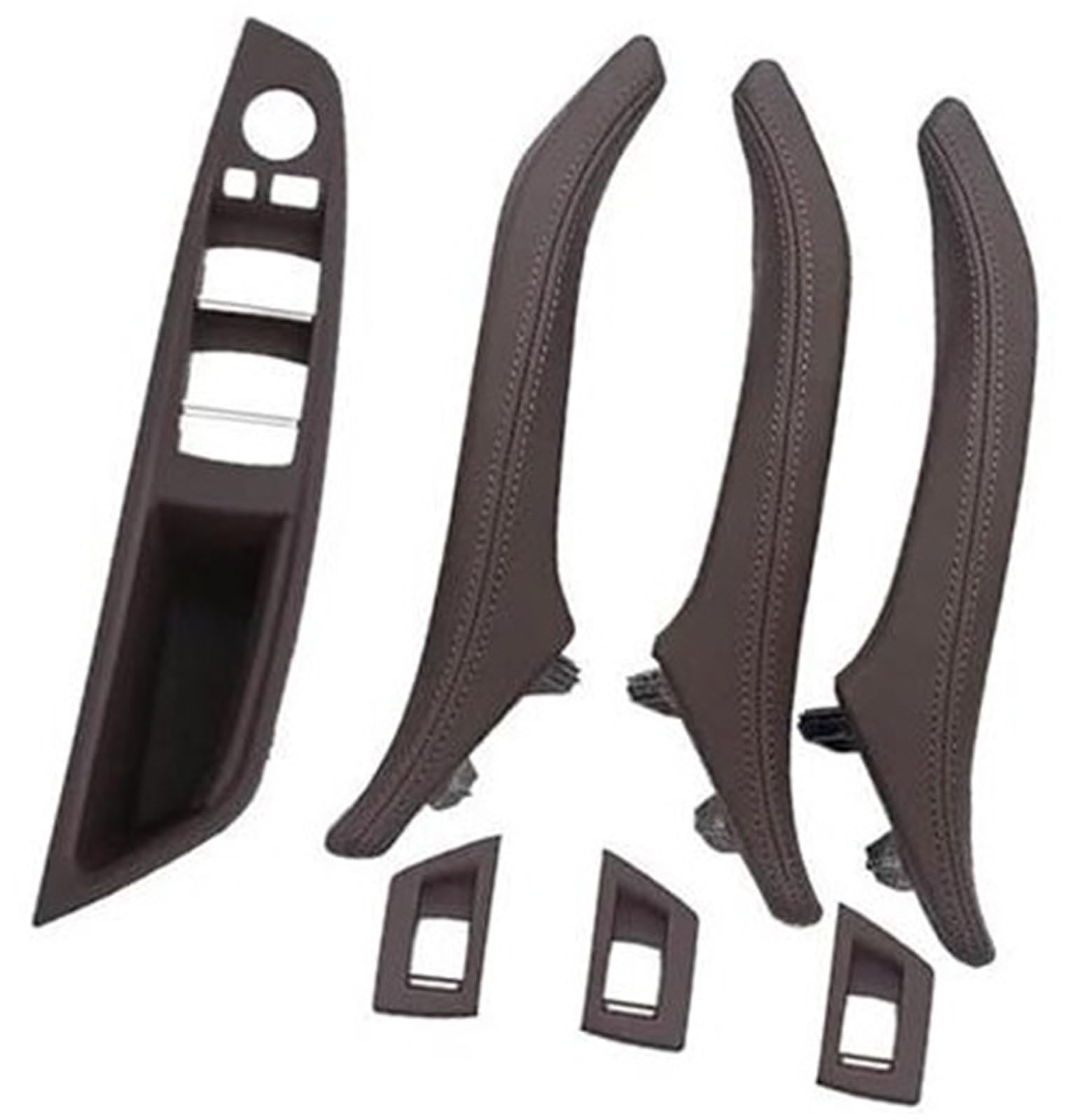 ZAPYVET LHD RHD Innentürgriff-Set, for, 5er F10 F11 F18 520 523 525 528 530 535 2010 2011–2017 51417225873 51417359283 Auto-Innentürgriff(Black Lhd Moka Set) von ZAPYVET