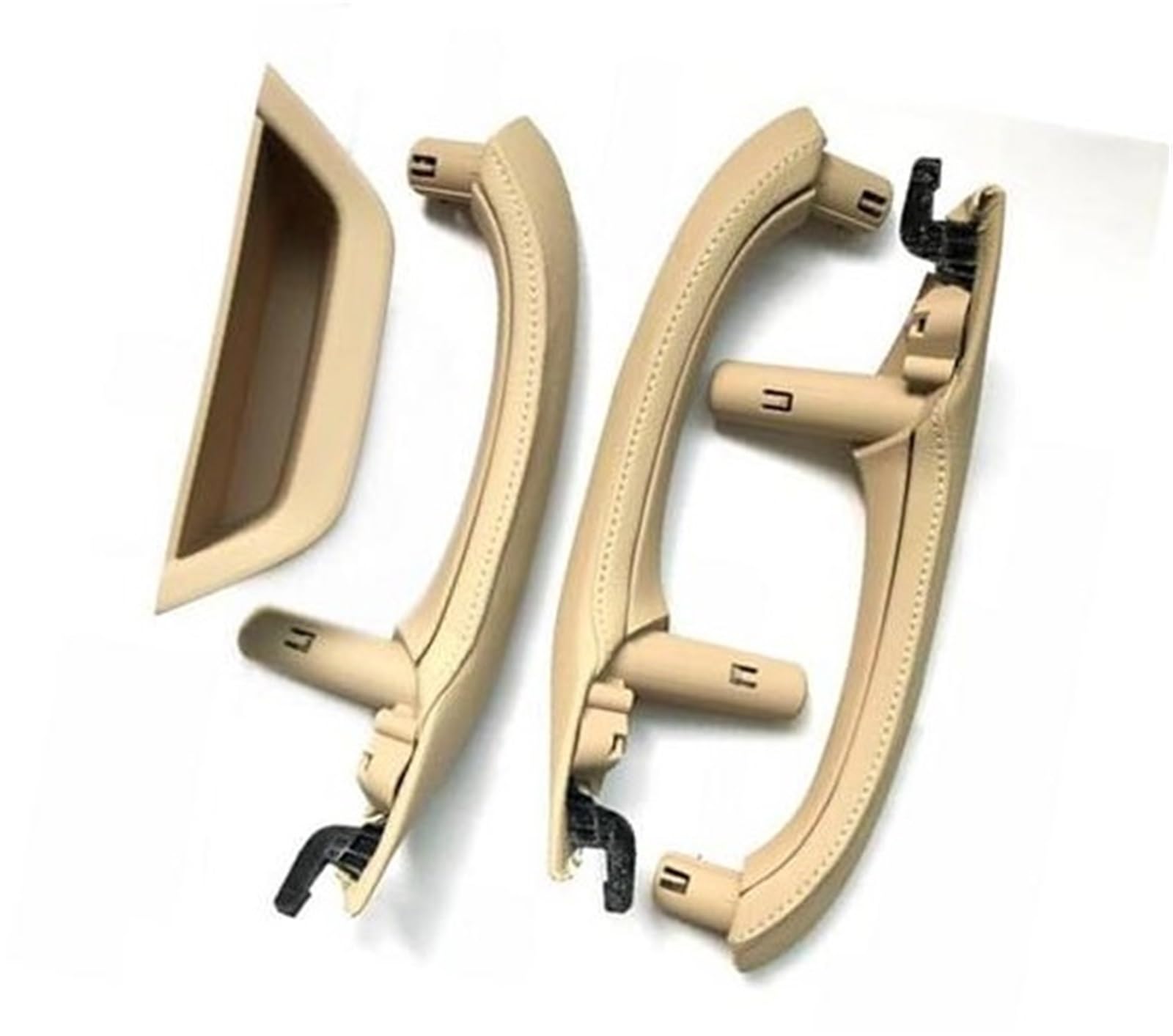 ZAPYVET LHD RHD Innentürgriff mit Abdeckungsverkleidung, kompletter Satz, for, X3 X4 F25 F26 2010 2011 2012 2013–2016 51417250307 Auto-Innentürgriff(Black Lhd 7pcs Beige) von ZAPYVET
