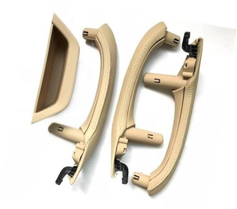 ZAPYVET LHD RHD Innentürgriff mit Abdeckungsverkleidung, kompletter Satz, for, X3 X4 F25 F26 2010 2011 2012 2013–2016 51417250307 Auto-Innentürgriff(Black Lhd 7pcs Beige) von ZAPYVET