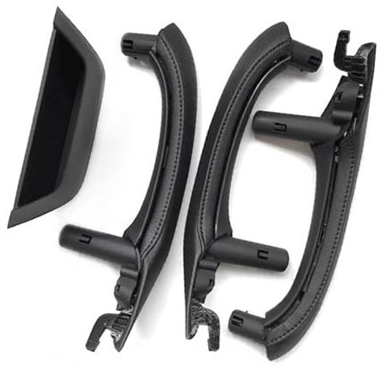 ZAPYVET LHD RHD Innentürgriff mit Abdeckungsverkleidung, kompletter Satz, for, X3 X4 F25 F26 2010 2011 2012 2013–2016 51417250307 Auto-Innentürgriff(Black Lhd 7pcs Black) von ZAPYVET