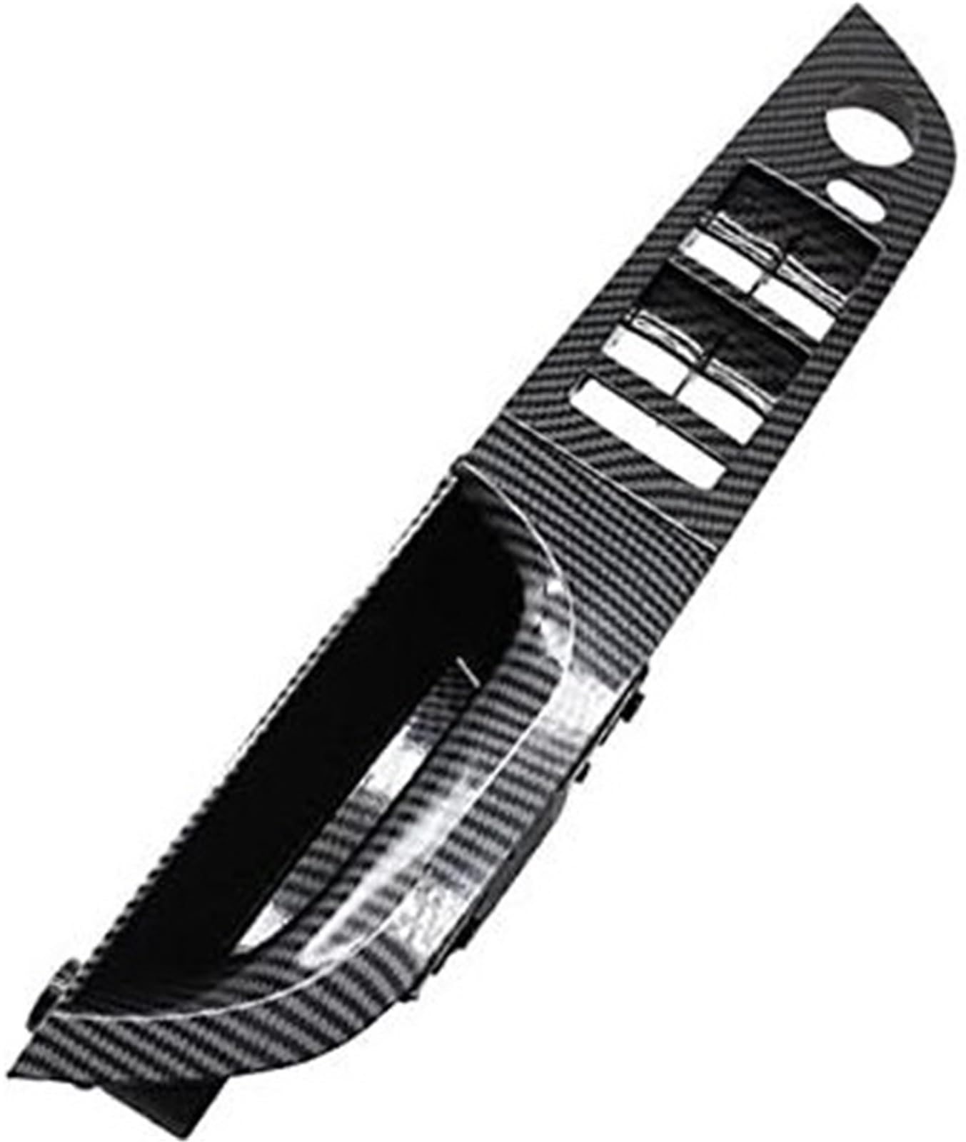ZAPYVET Linkshänder-Fahrer-Carbonfaser-Innentürgriff-Armlehnenverkleidung, for, 3er-Serie E90 E91 316 318 320 325 328 Auto-Innentürgriff(Black 37.5 B2) von ZAPYVET