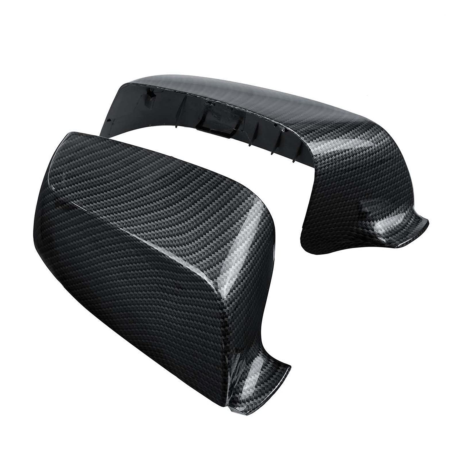 ZAPYVET M Look Kohlefaser-Türrückspiegelabdeckungen, for 5er E60 E61 LCI 2008–2013 CF-Spiegelkappen Autospiegelabdeckungen ZAPYVET M Look Kohlefaser-Türrückspiegelabdeckungen, for 5er E60 E61 LCI 2008–2013 CF-Spiegelkappen Autospiegelabdeckungen von ZAPYVET