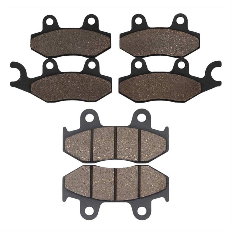 ZAPYVET Motorrad-Bremsbeläge vorn und hinten, for, YFZ450 YFZ 450 ATV YFZ450R YFZ 450R 06-15 YFM700 Raptor YFM 700 YFM 700R 2013-2015(Front and Rear) von ZAPYVET