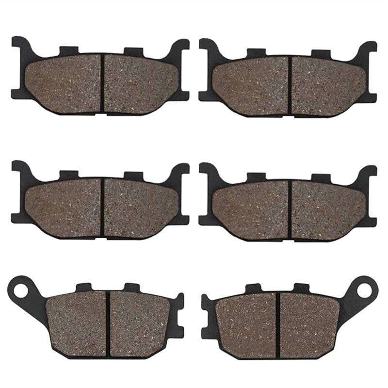 ZAPYVET Motorrad-Bremsbeläge vorne und hinten, for, XJ6N XJ6F XJ6S Diversion 600 2014 2015 XJ6SP Diversion 600 2013(Front and Rear) von ZAPYVET