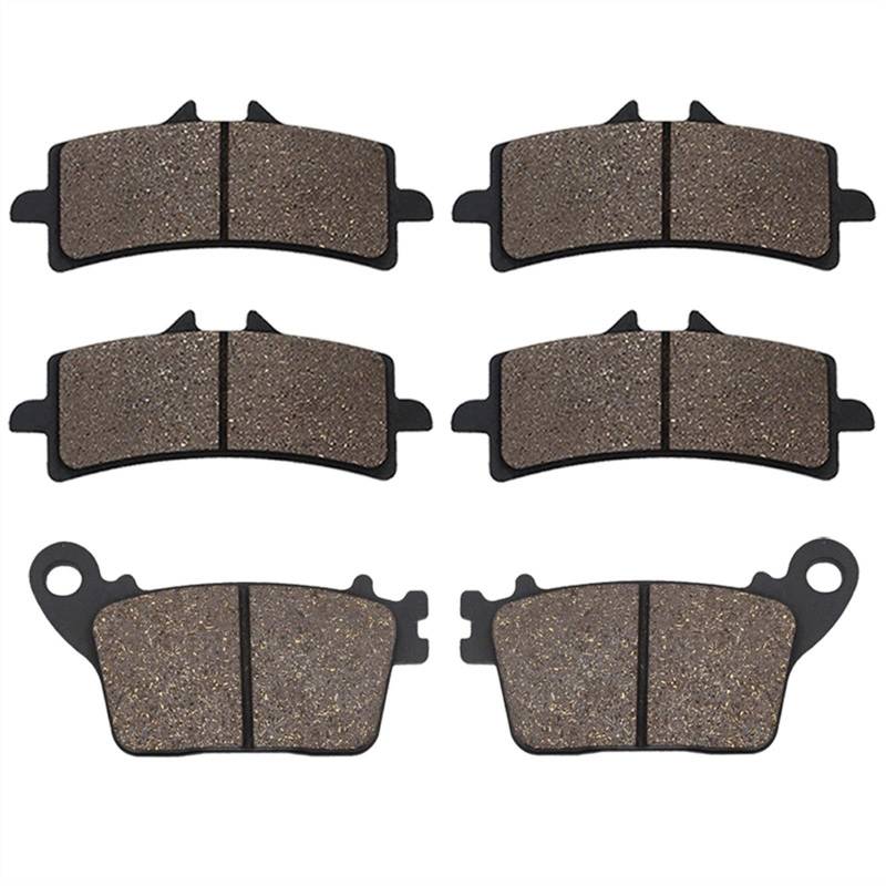 ZAPYVET Motorrad-Bremsbeläge vorne und hinten, for GSXR 600 GSXR600 GSXR 750 GSXR750 Bremssattel 2011 2012 2013 2014 2015(Front and Rear) von ZAPYVET