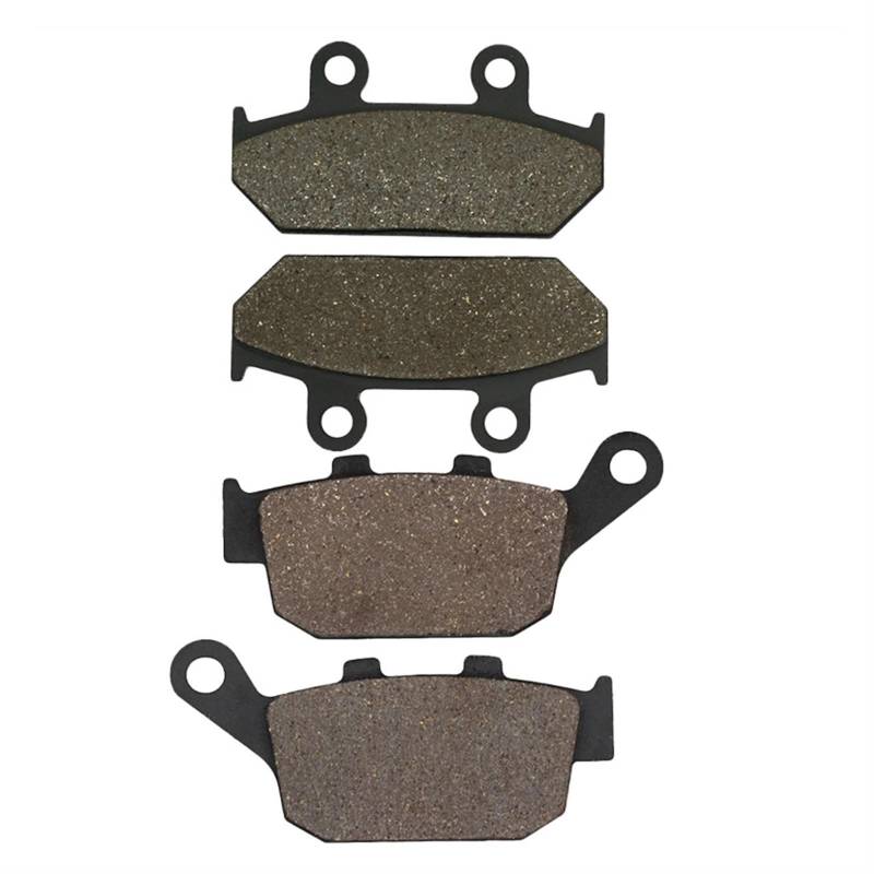 ZAPYVET Motorrad-Bremsbeläge vorne und hinten, for NX650 NX 650 Dominator 1992-1996 XRV650 XRV 650 Africa Twin 650 1988 1989(Front and Rear) von ZAPYVET