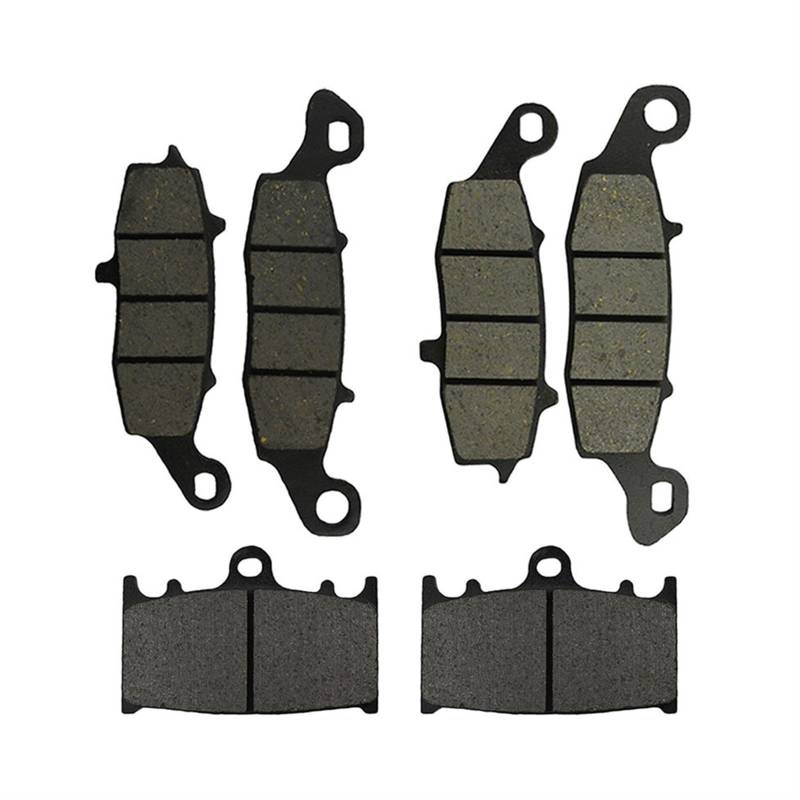 ZAPYVET Motorrad-Bremsbeläge vorne und hinten, for VL 1500 Intruder 2002-2009 VL1500 Boulevard C90 C90T 2005-2010(Front and Rear) von ZAPYVET