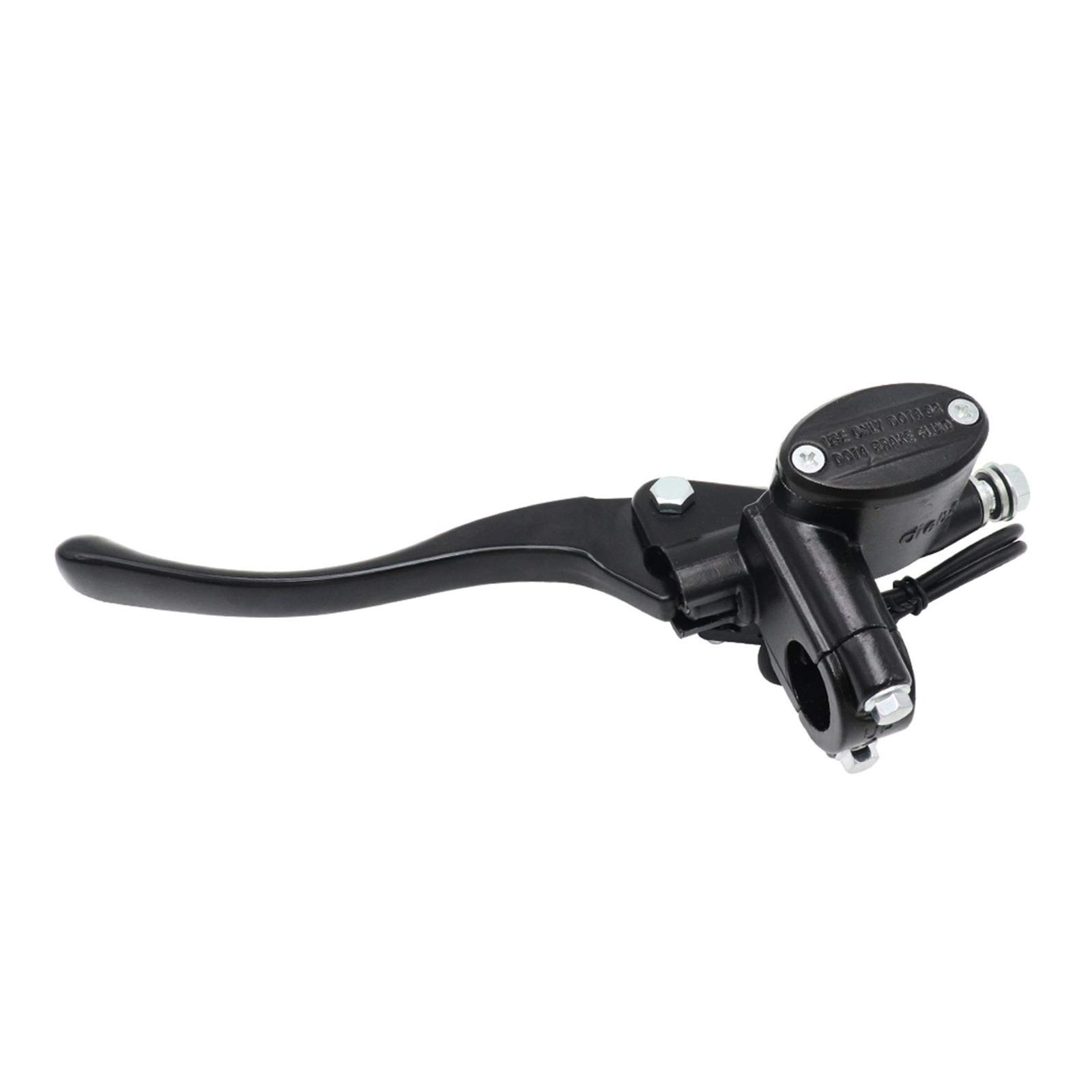 ZAPYVET Motorrad Bremspumpe Buggy Roller Universal Zylinder Hydraulikpumpe Kupplung Griff Zubehör Links rechts vorne Bremshebel Motorrad-Handbremse(Left) von ZAPYVET