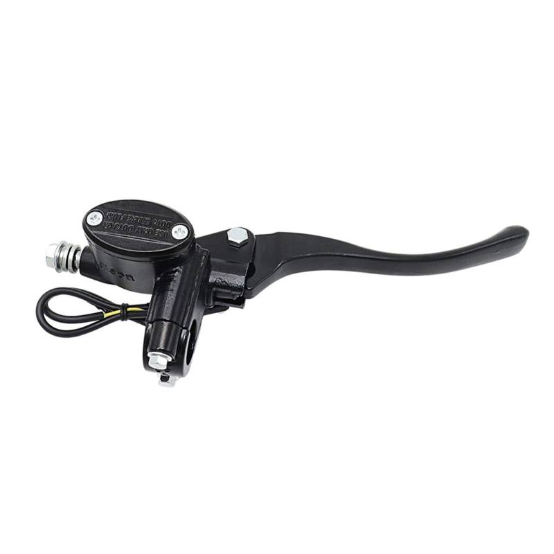 ZAPYVET Motorrad Bremspumpe Buggy Roller Universal Zylinder Hydraulikpumpe Kupplung Griff Zubehör Links rechts vorne Bremshebel Motorrad-Handbremse(Right) von ZAPYVET