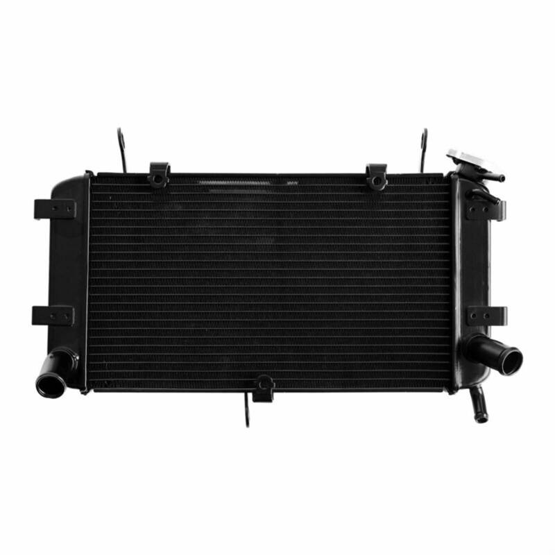 ZAPYVET Motorrad Motor Kühler Kühler Kühlsystem, for GSR750 2011-2016 2014 2015 Aluminium Motorrad-Wasserkühler von ZAPYVET
