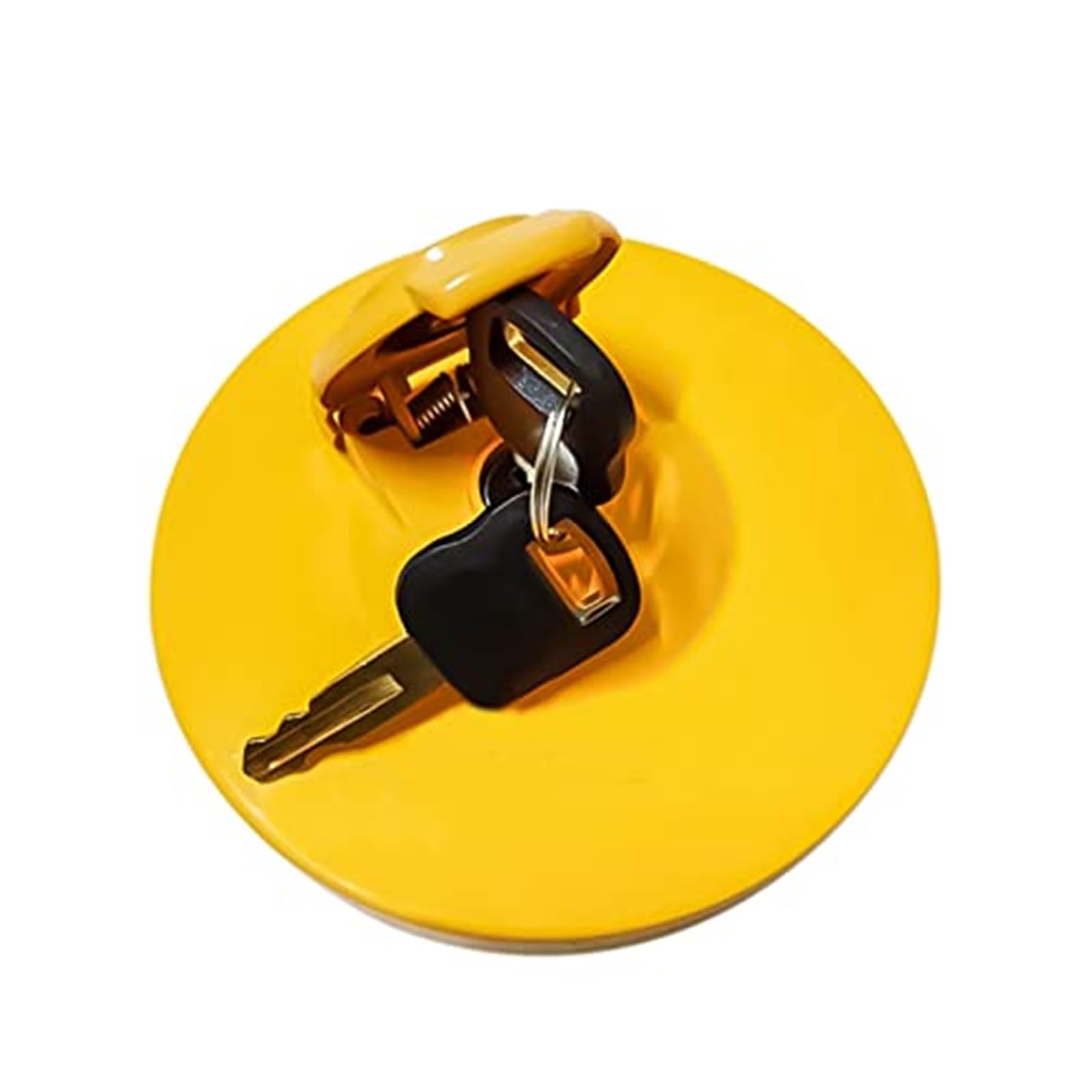ZAPYVET Öltankabdeckung Baggerölkasten Baggerteile, for Caterpillar CAT 70B 305.5 200B 312 307 308 Türschlossschutz (Farbe: Normale Qualität) Tankdeckel für Baggerdiesel(Black Excellent Quality) von ZAPYVET