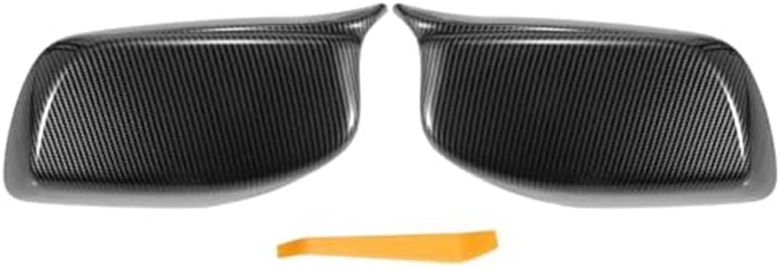 ZAPYVET Paar Auto-Rückspiegelabdeckungen for Fahrer- und Beifahrerseite, Ersatzkappen aus schwarzer Kohlefaser, for, E60 E61 5er-Reihe, E63 E64 6er-Reihe, Spiegelschutzabdeckungen Auto-Außenspiegelab ZAPYVET Paar Auto-Rückspiegelabdeckungen for Fahrer- und Beifahrerseite, Ersatzkappen aus schwarzer Kohlefaser, for, E60 E61 5er-Reihe, E63 E64 6er-Reihe, Spiegelschutzabdeckungen Auto-Außenspiegelab von ZAPYVET