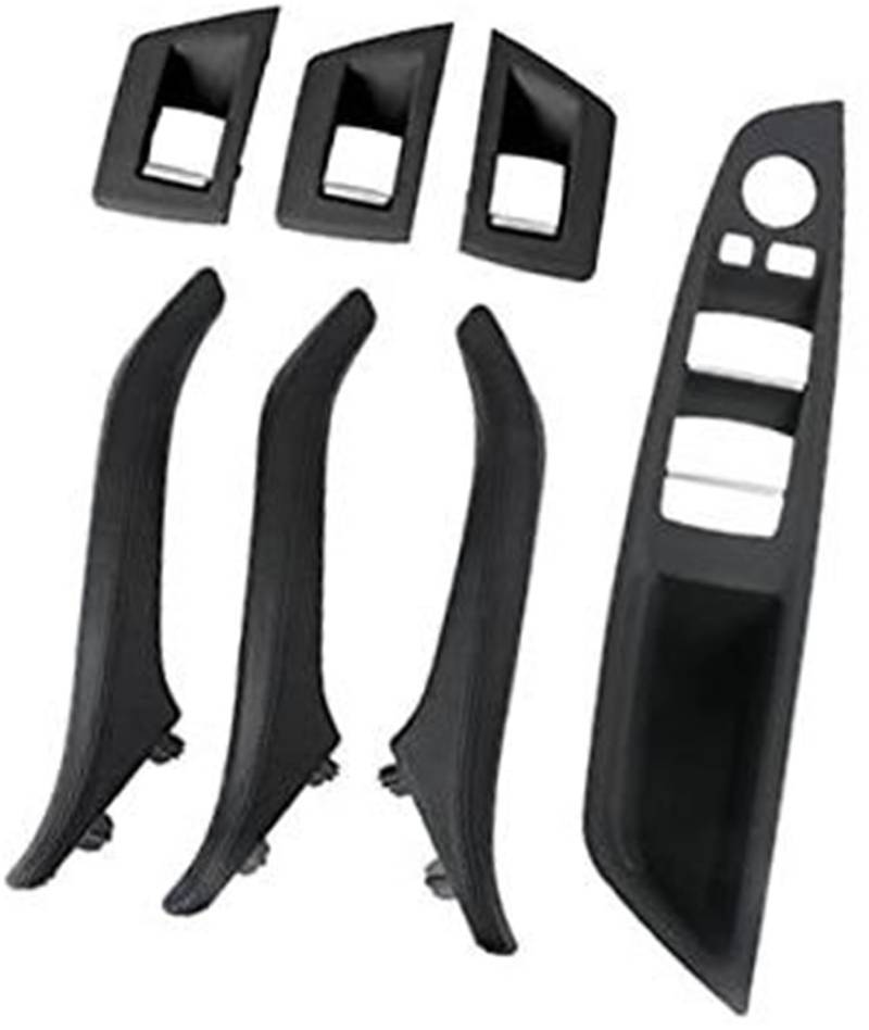 ZAPYVET RHD LHD Auto Links rechts Innentür-Ledergriff-Montagesätze, for, 5er F10 F11 2010–2017 Auto-Innentürgriff(Grey) von ZAPYVET