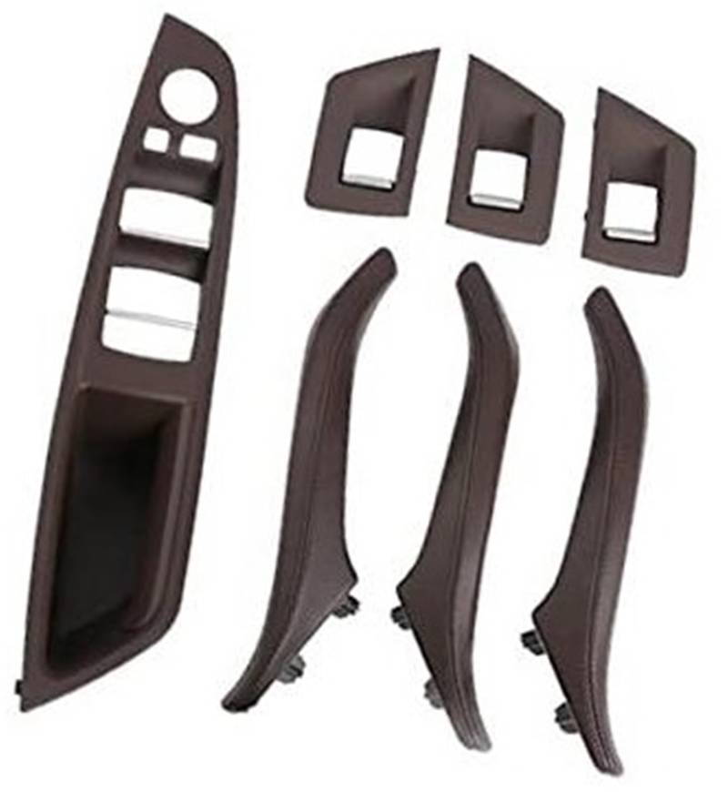 ZAPYVET RHD LHD Auto Links rechts Innentür-Ledergriff-Montagesätze, for, 5er F10 F11 2010–2017 Auto-Innentürgriff(Moka) von ZAPYVET