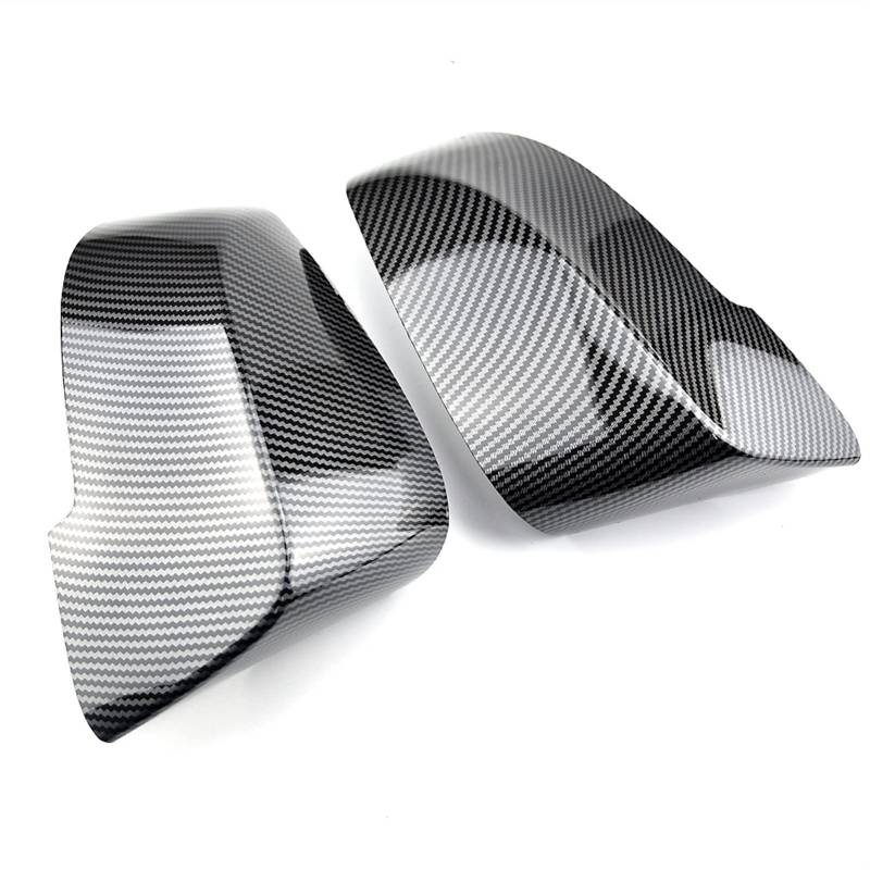 ZAPYVET Rearview Mirror Covers, for, 5 Series F10 F11 Lci 2014-2017 Caps Replacement Side Rear-View Carbon Fiber Gloss Black Autospiegelabdeckungen(Carbon Fiber Pattern) von ZAPYVET