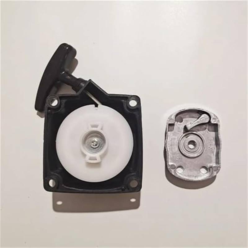 ZAPYVET Recoil Starter & Cup for 1E40F-5 40F-5 40-5 1E44F-5 2T Freischneider Rasentrimmer Seilzugstarter Riemenscheibe Seil Griff Klaue Zahnrad(Black Starter and Cup) von ZAPYVET