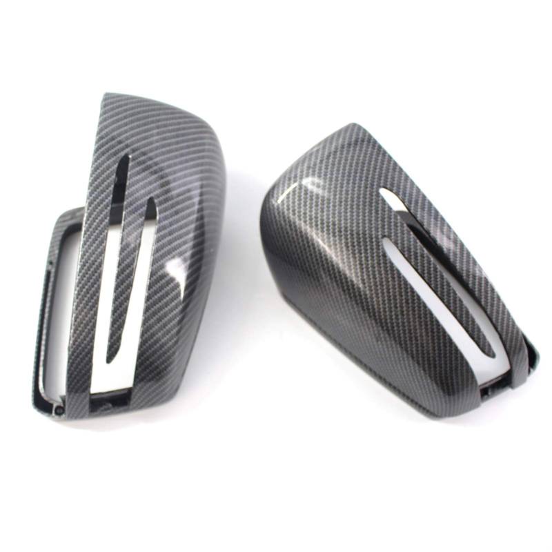 ZAPYVET Rückspiegelabdeckungen, for, W204 E W212 W176 W246 CLS C218 GLA X156 ABS Carbonfaser Schwarz glänzend Autospiegelabdeckungen(Carbon Fiber) von ZAPYVET