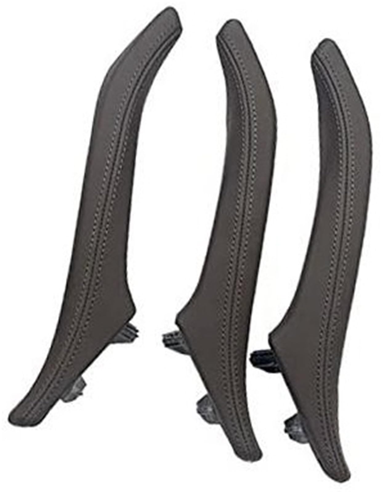 ZAPYVET Satz linker und rechter Innenraum-Beifahrertürgriff aus Leder, for, 5er-Reihe F10 F11 F18 520i 523i 525i 528i 535i Auto-Innentürgriff(Moka) von ZAPYVET
